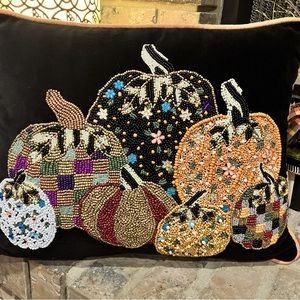 Mackenzie Childs Pumpkin Party Pillow